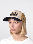 Бейсболка VON DUTCH арт. VD/1/CS/SEM/07  (кремовый / темно-синий)